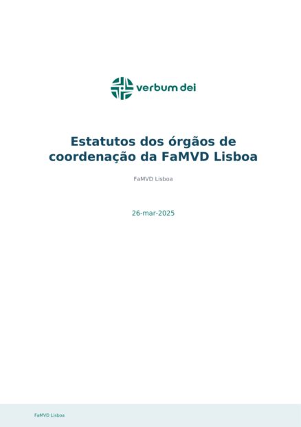 Estrutura Coordenação da FaMVDLx (Nov 2025)